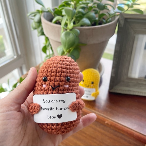 Positive beans - you are my favorite human bean - stuffed coffee bean brand new - Picture 2 of 7